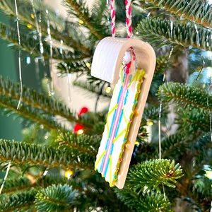 Anthropologie Sled Ornament